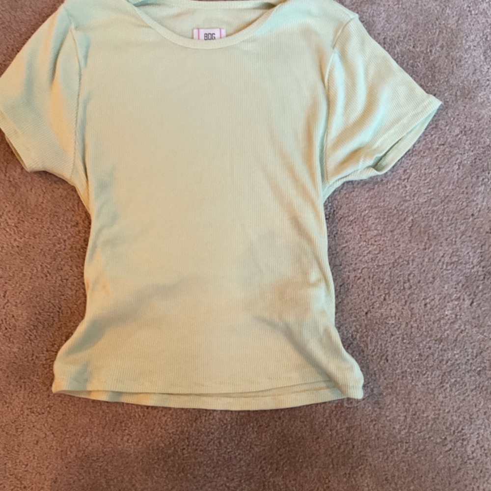 BDG Mint Ribbed Tee